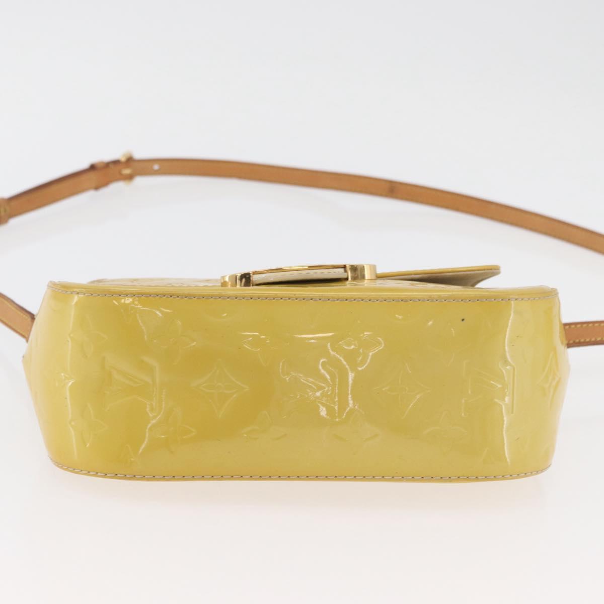 LOUIS VUITTON Vernis Bell Flower GM Bag Broncorail M91706 LV Auth BA12566