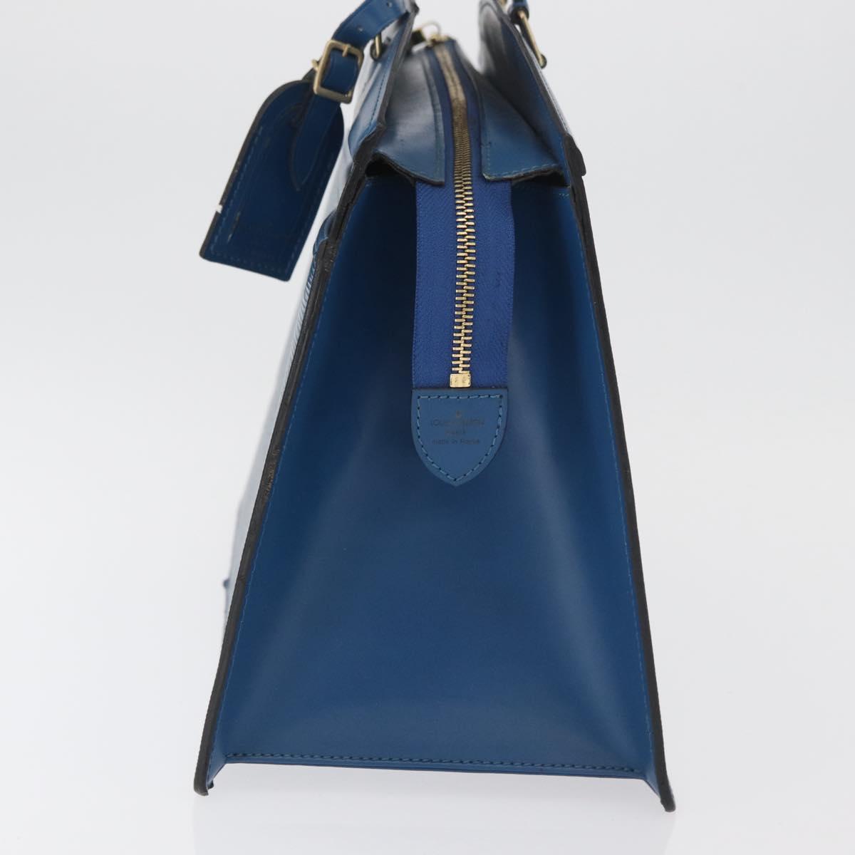 LOUIS VUITTON Epi Riviera Hand Bag Blue M48185 LV Auth BA12568