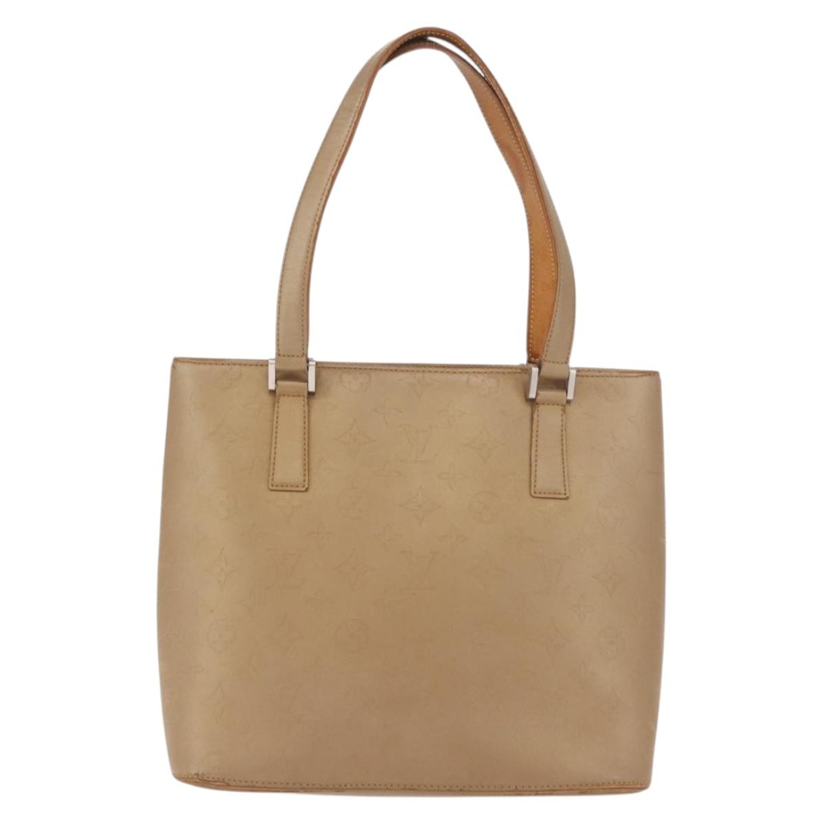 LOUIS VUITTON Monogram Mat Stockton Tote Bag Amble M55117 LV Auth BA12569