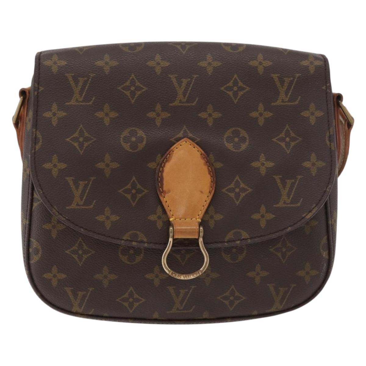 LOUIS VUITTON Monogram Saint Cloud GM Shoulder Bag M51242 LV Auth BA12572