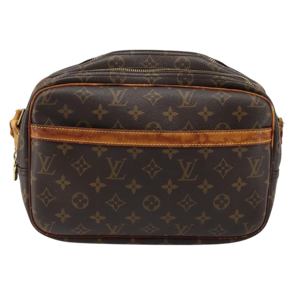 LOUIS VUITTON Monogram Reporter PM Shoulder Bag M45254 LV Auth BA12573