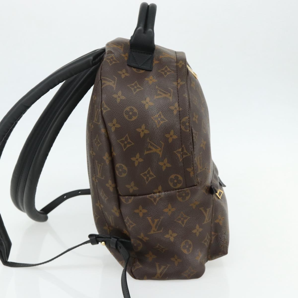 LOUIS VUITTON Monogram Palm Springs MM Backpack M44874 LV Auth BA12578