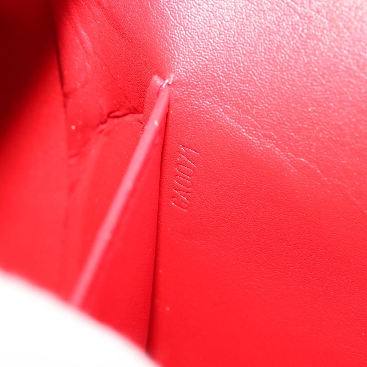LOUIS VUITTON Monogram Vernis Thompson Street Bag Red Rouge M91094 Auth BA12592