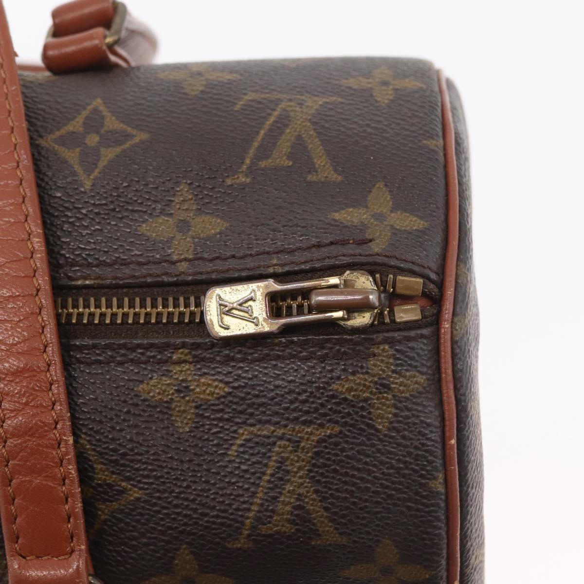LOUIS VUITTON Monogram Papillon 30 Hand Bag M51385 LV Auth BA12599A