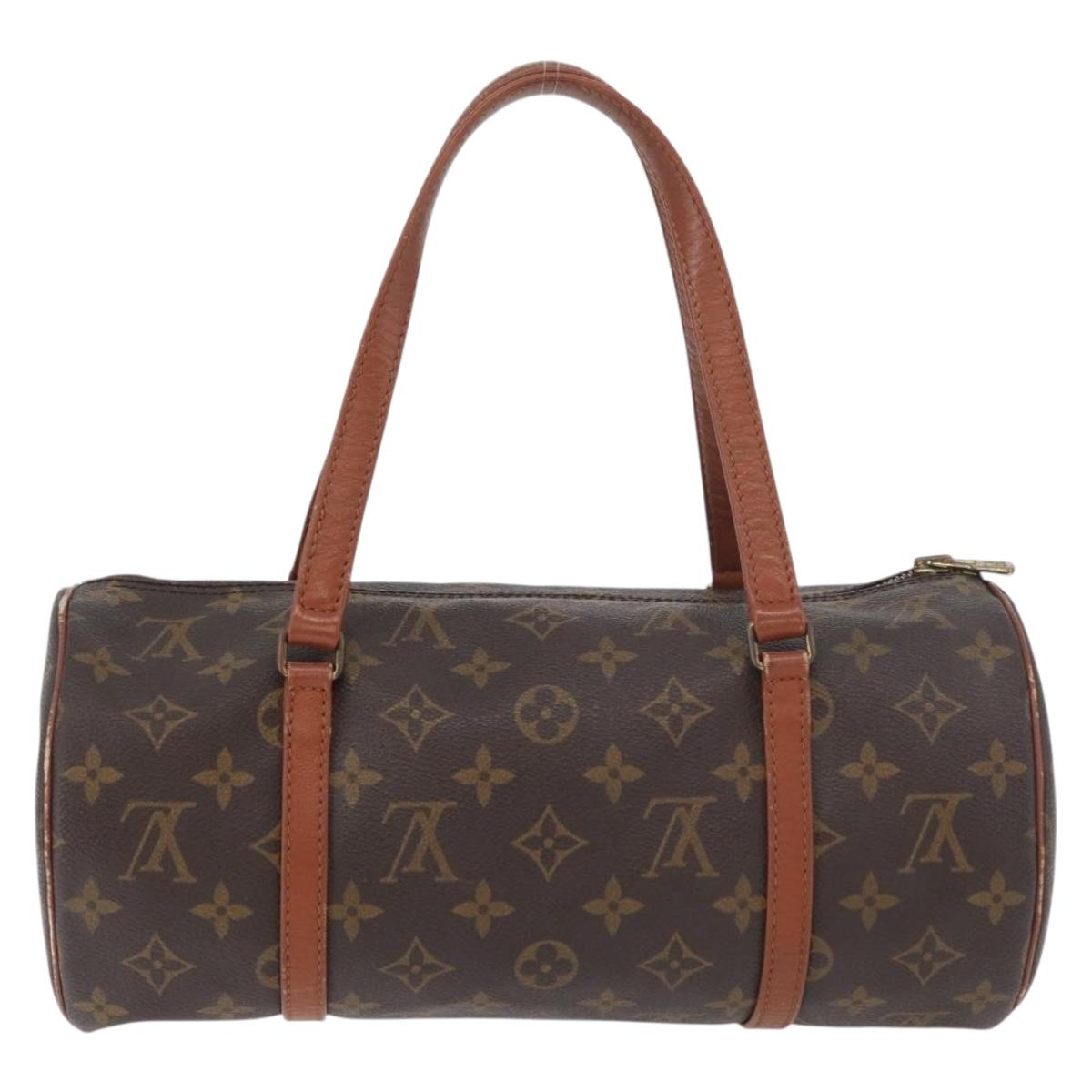 LOUIS VUITTON Monogram Papillon 30 Hand Bag M51385 LV Auth BA12599A