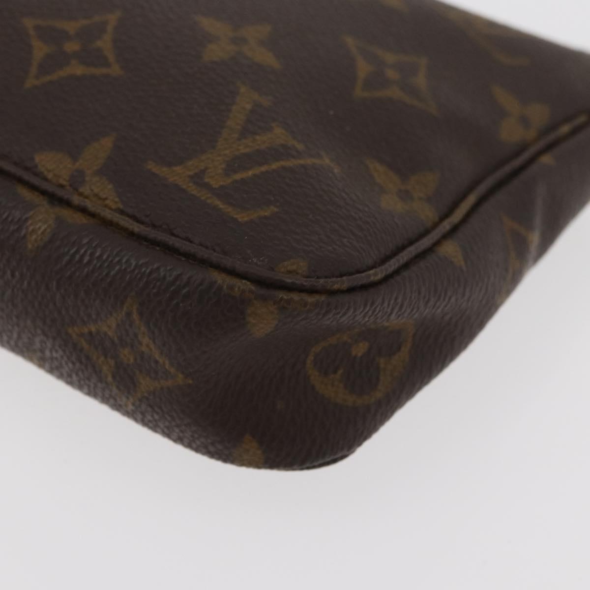 LOUIS VUITTON Monogram Pochette Accessoires Pouch M51980 LV Auth BA12601