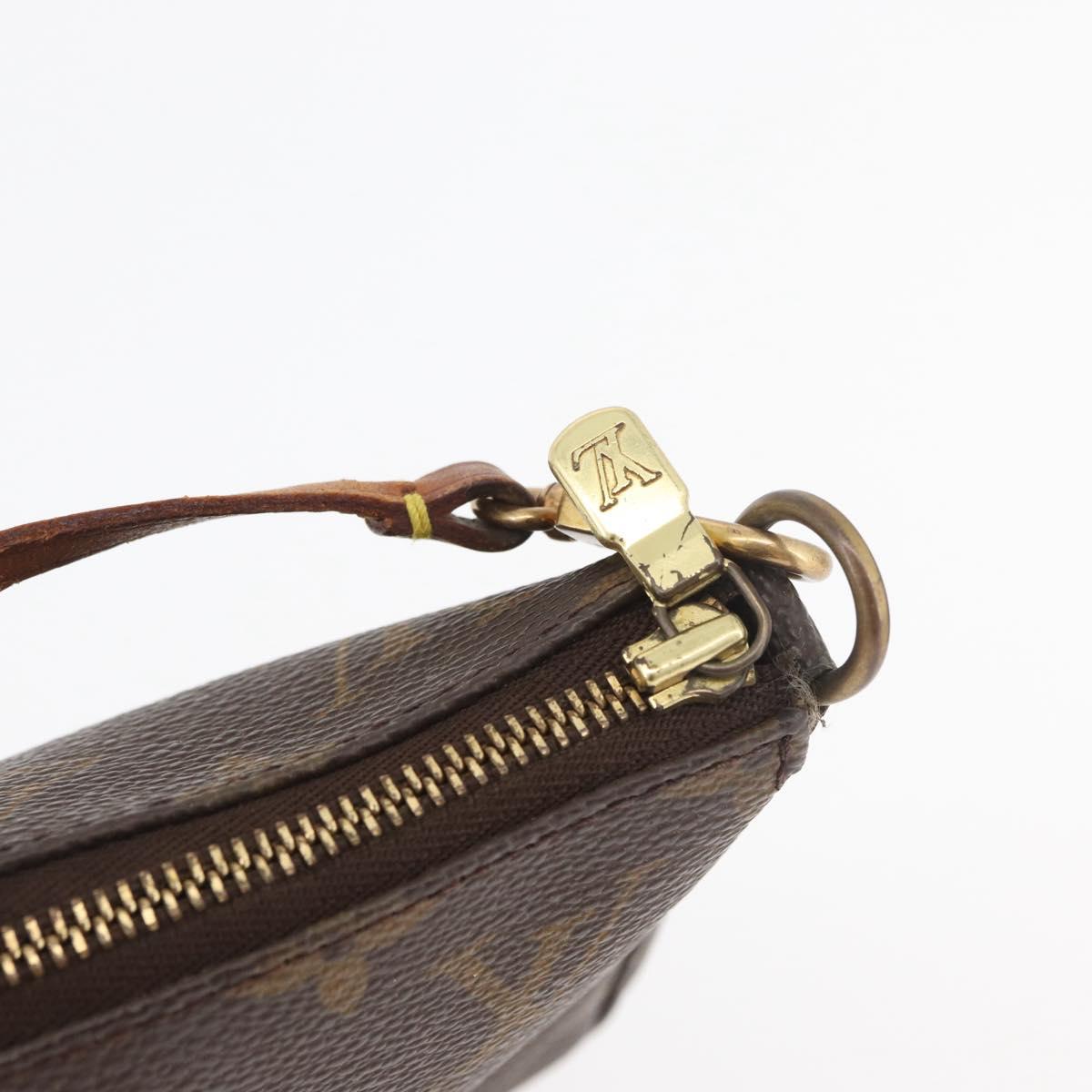 LOUIS VUITTON Monogram Pochette Accessoires Pouch M51980 LV Auth BA12601