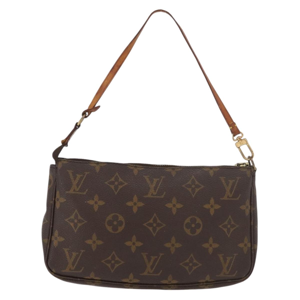 LOUIS VUITTON Monogram Pochette Accessoires Pouch M51980 LV Auth BA12601