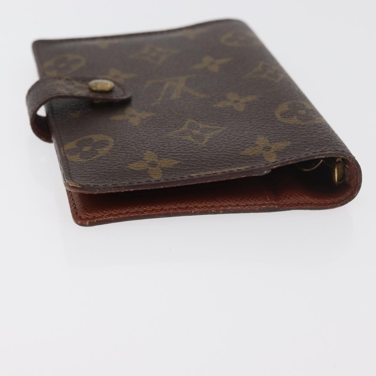 LOUIS VUITTON Monogram Agenda PM Day Planner Cover R20005 LV Auth BA12617