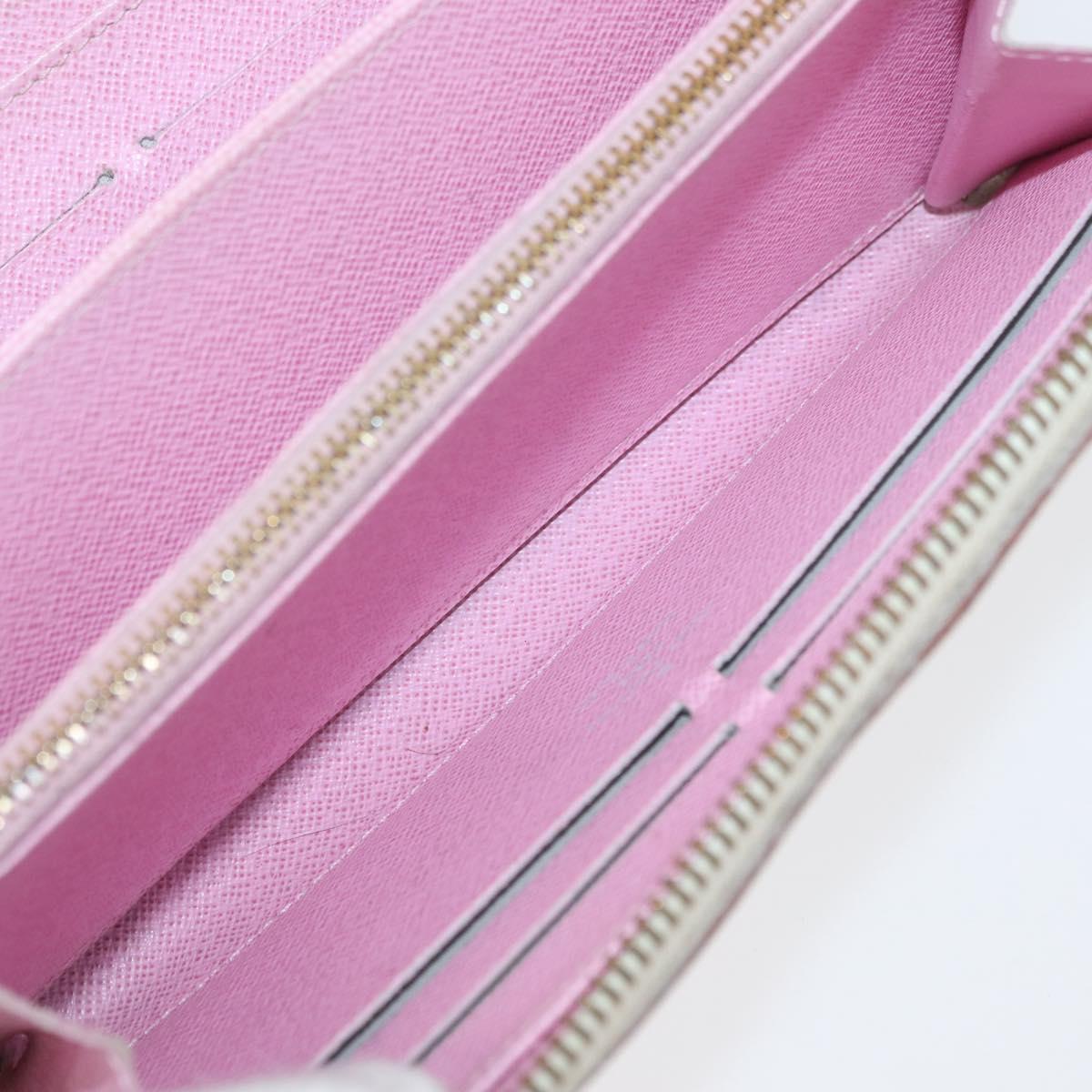 LOUIS VUITTON Monogram Multicolor Zippy Long Wallet White M60241 LV Auth BA12620