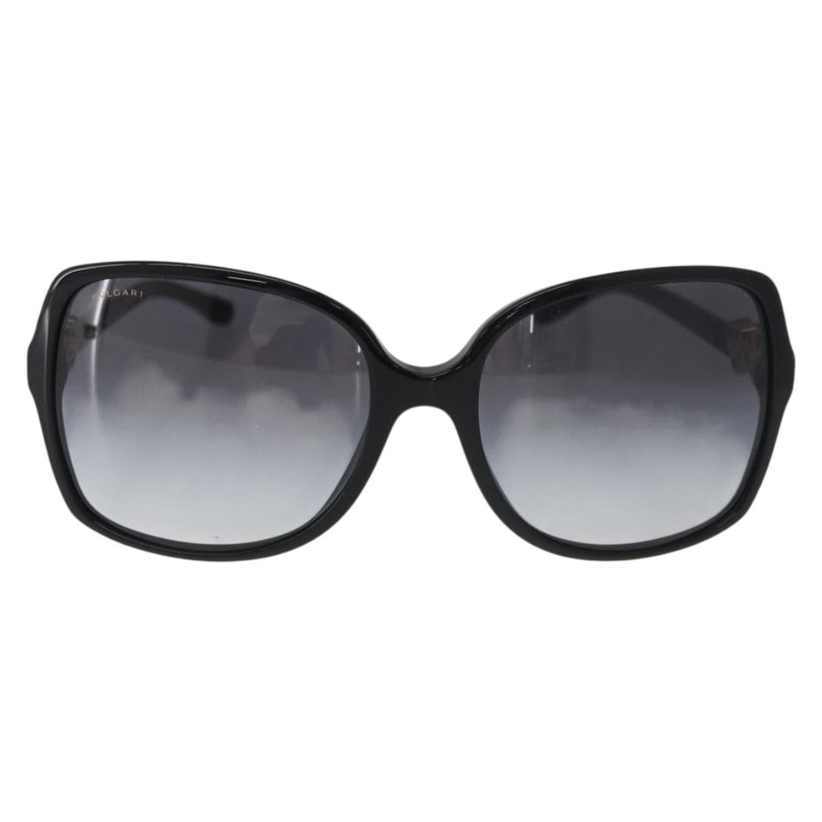 BVLGARI Sunglasses plastic Black Auth BA12627A