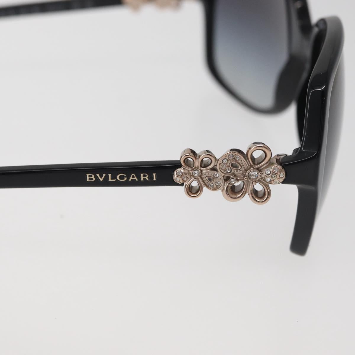 BVLGARI Sunglasses plastic Black Auth BA12627A