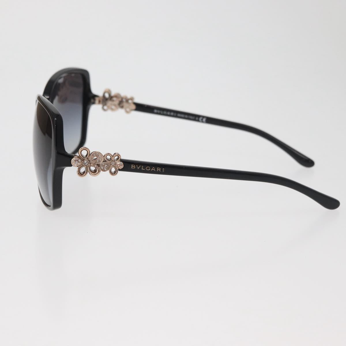 BVLGARI Sunglasses plastic Black Auth BA12627A