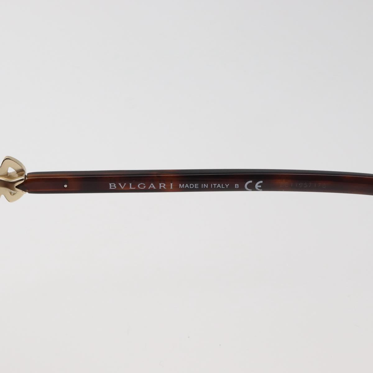 BVLGARI Tortoise Pattern Sunglasses plastic Brown Auth BA12628A