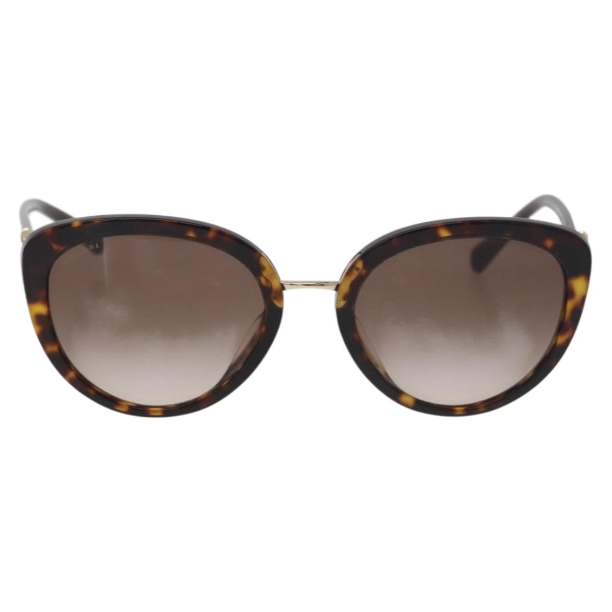 BVLGARI Tortoise Pattern Sunglasses plastic Brown Auth BA12628A