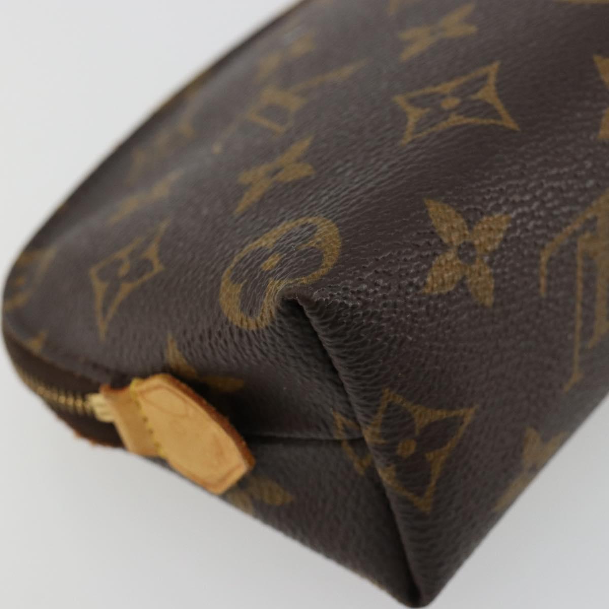 LOUIS VUITTON Monogram Pochette Cosmetic PM Pouch M43998 LV Auth BA12641