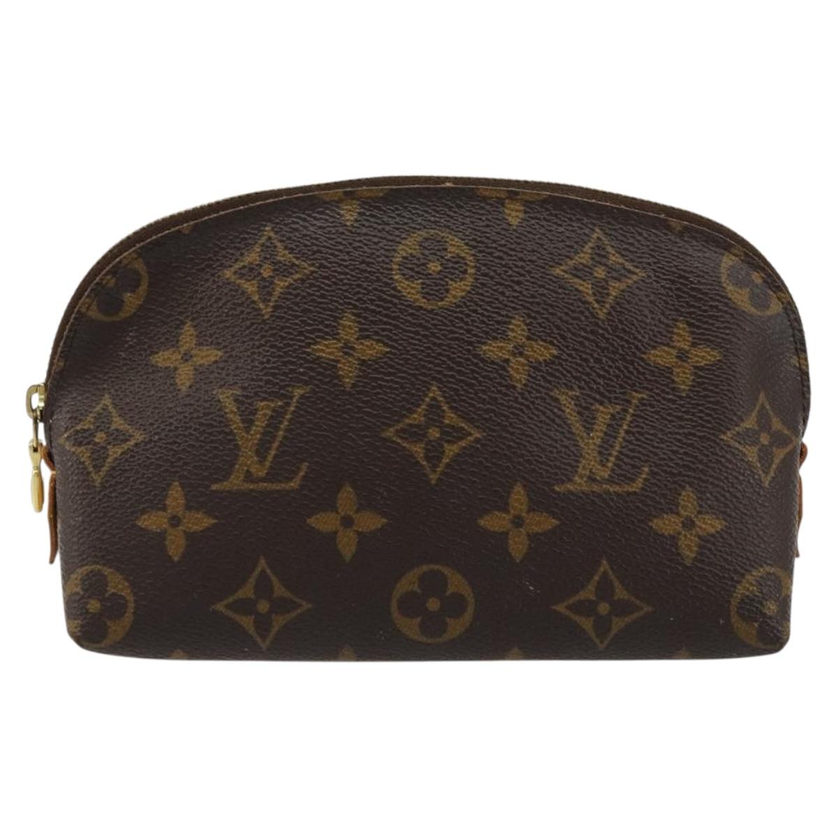 LOUIS VUITTON Monogram Pochette Cosmetic PM Pouch M43998 LV Auth BA12641