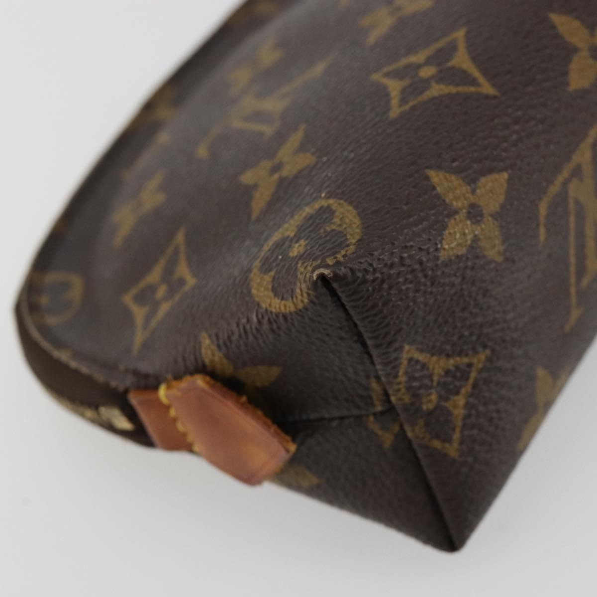 LOUIS VUITTON Monogram Pochette Cosmetic PM Pouch M43998 LV Auth BA12642