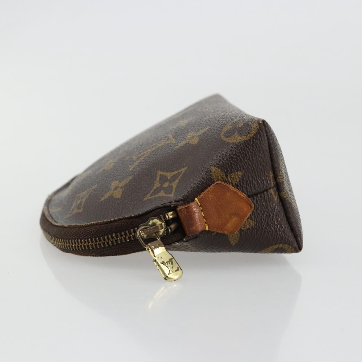 LOUIS VUITTON Monogram Pochette Cosmetic PM Pouch M43998 LV Auth BA12642