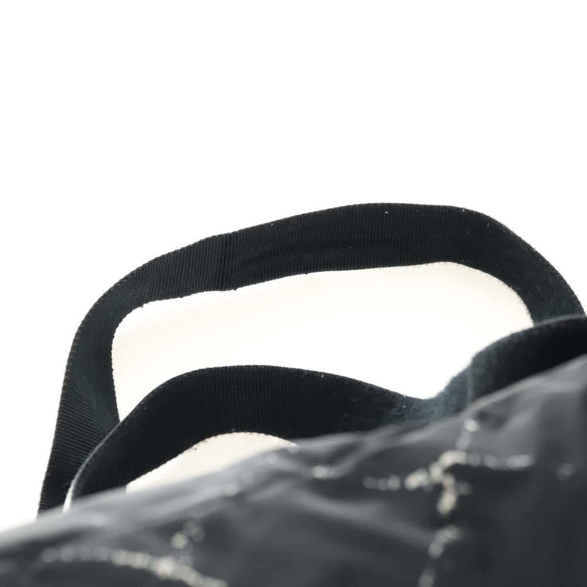 CHANEL New Travel line Backpack Nylon Black CC Auth BA12647V