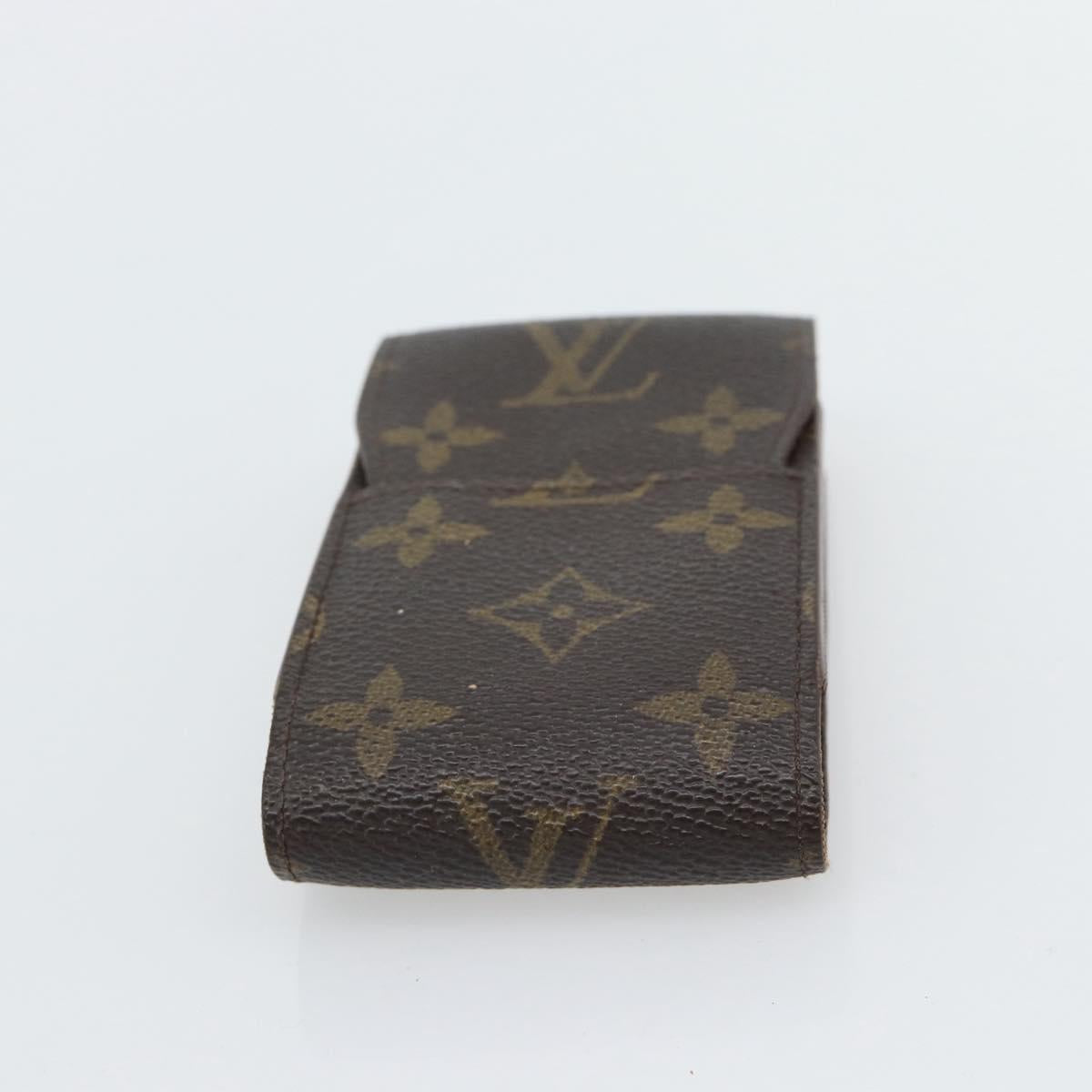 LOUIS VUITTON Monogram Damier Ebene Etui Cigarette Case 3 Set LV Auth BA12680