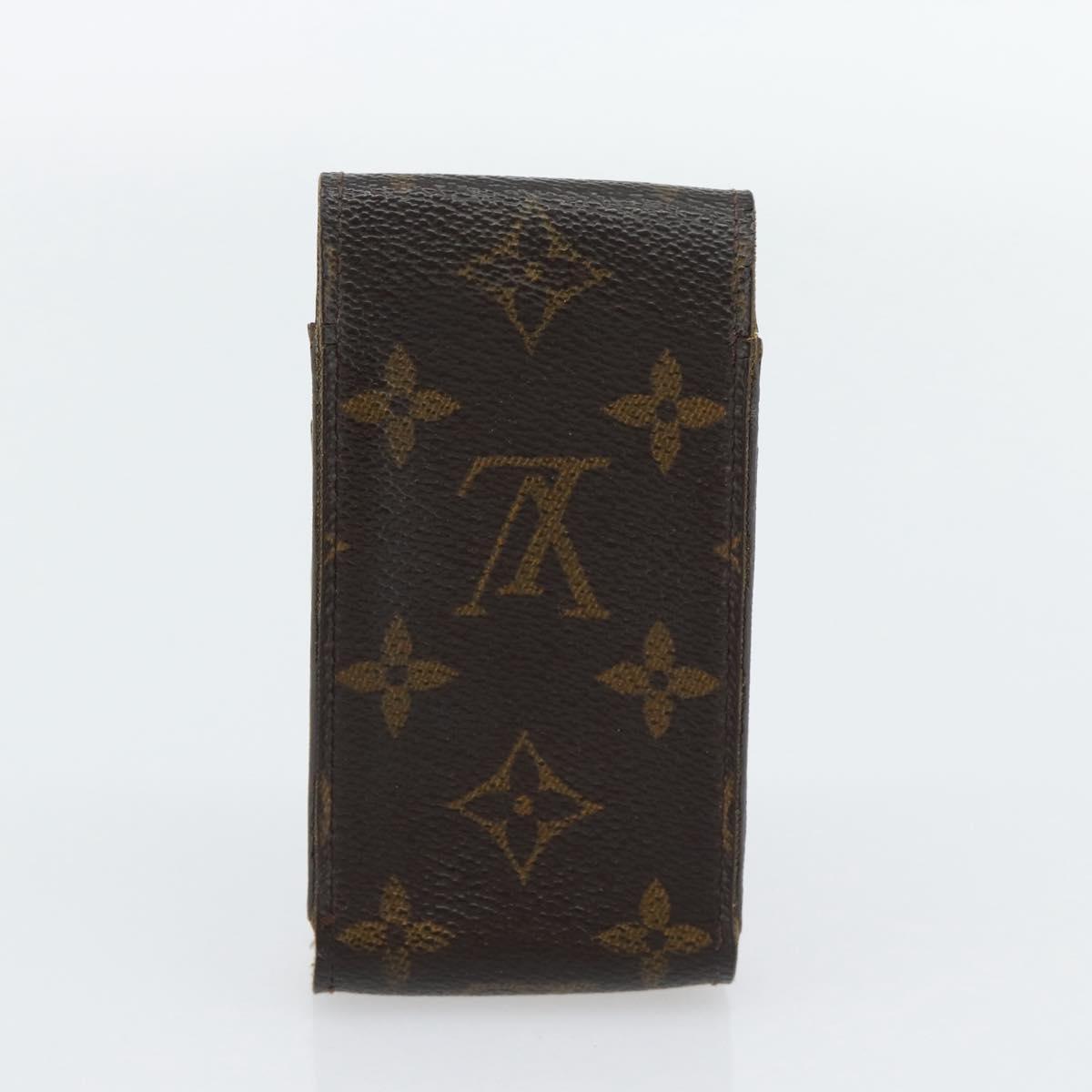 LOUIS VUITTON Monogram Damier Ebene Etui Cigarette Case 3 Set LV Auth BA12680
