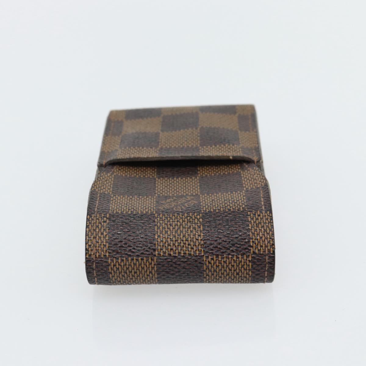 LOUIS VUITTON Monogram Damier Ebene Etui Cigarette Case 3 Set LV Auth BA12680