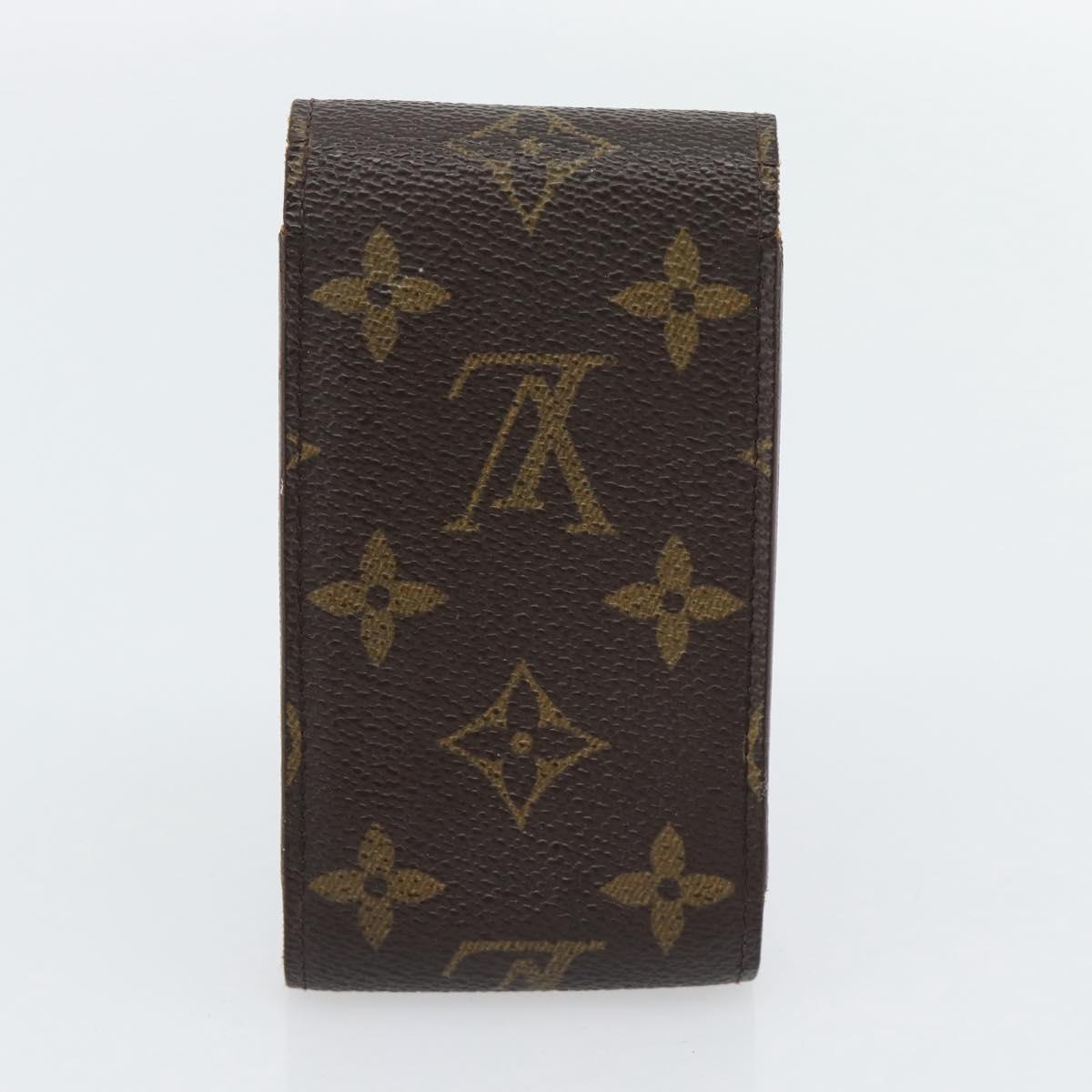 LOUIS VUITTON Monogram Damier Ebene Etui Cigarette Case 3 Set LV Auth BA12680