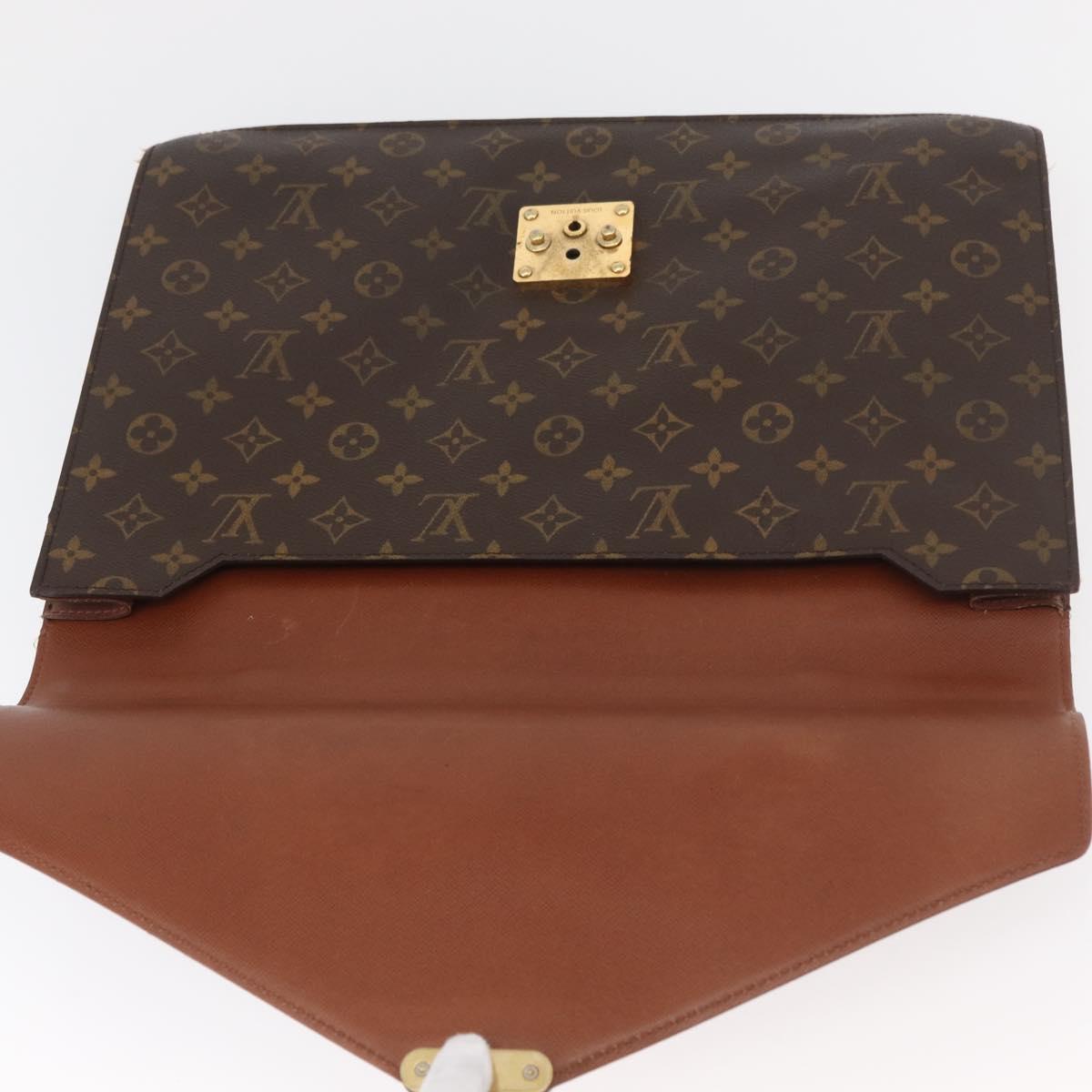 LOUIS VUITTON Monogram Porte Documents Bandouliere Bag M53338 LV Auth BA12681