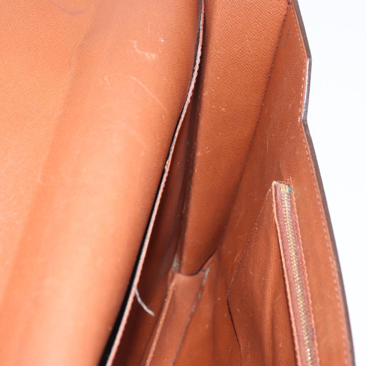 LOUIS VUITTON Monogram Porte Documents Bandouliere Bag M53338 LV Auth BA12681