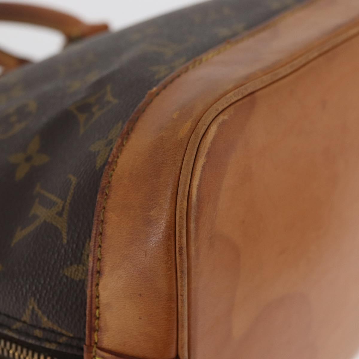 LOUIS VUITTON Monogram Alma Hand Bag M51130 LV Auth BA12691