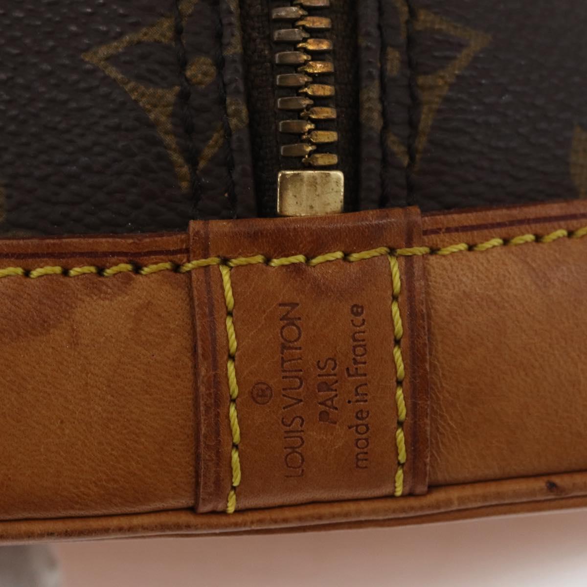 LOUIS VUITTON Monogram Alma Hand Bag M51130 LV Auth BA12691