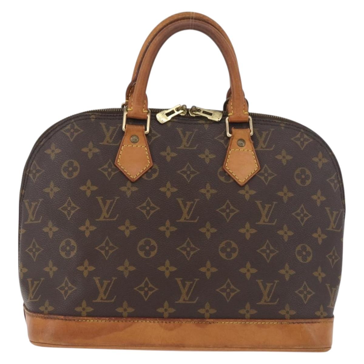 LOUIS VUITTON Monogram Alma Hand Bag M51130 LV Auth BA12691