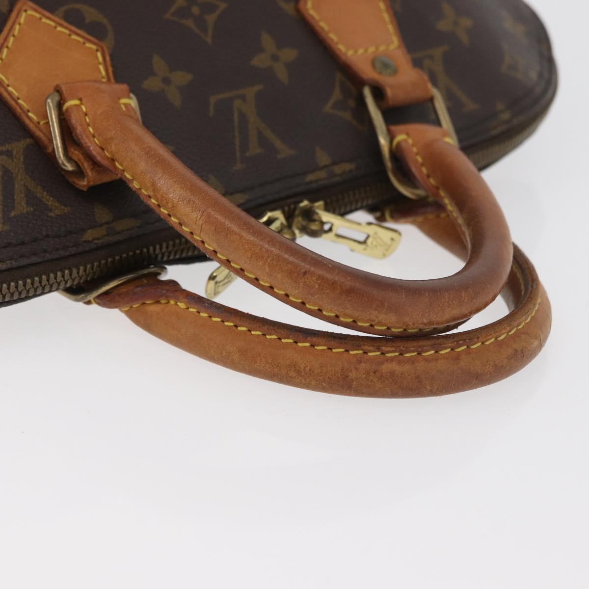 LOUIS VUITTON Monogram Alma Hand Bag M51130 LV Auth BA12691