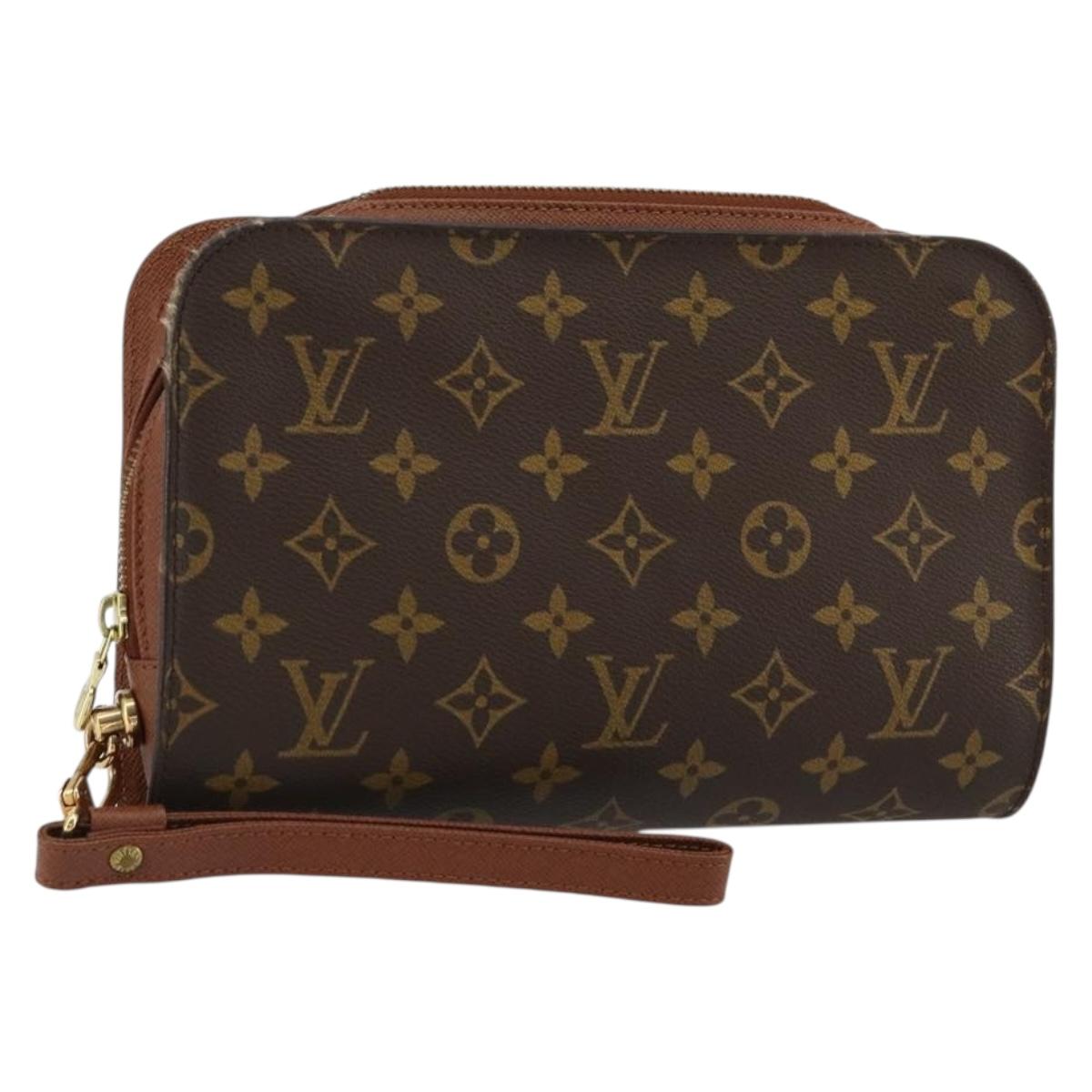 LOUIS VUITTON Monogram Orsay Clutch Bag M51790 LV Auth BA12694A