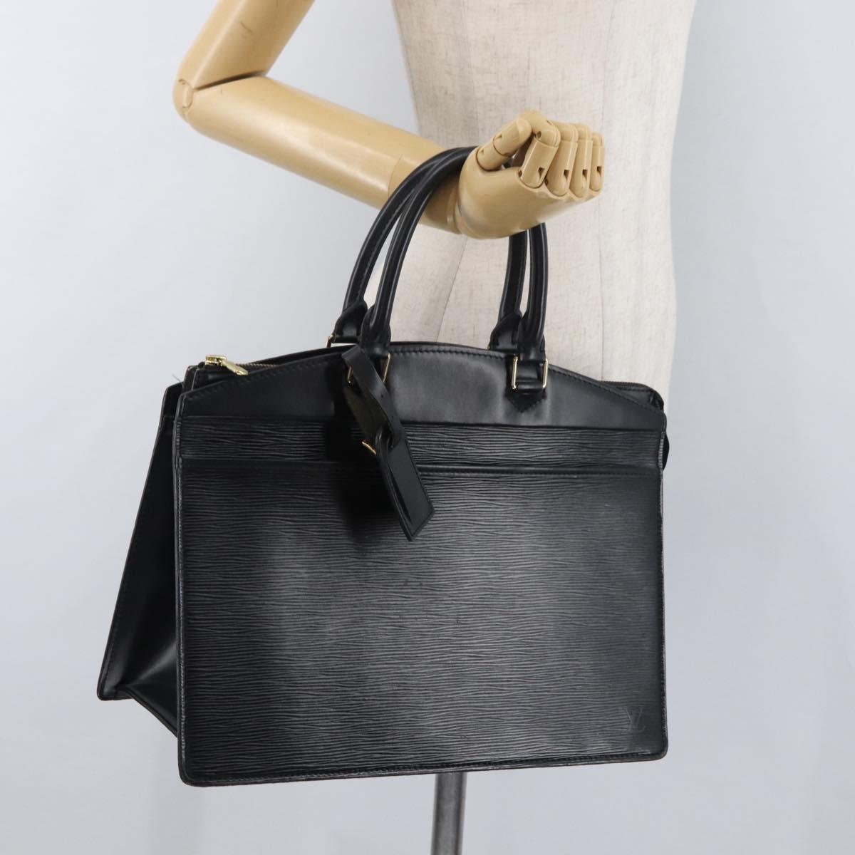 LOUIS VUITTON Epi Riviera Hand Bag Black M48182 LV Auth BA12695