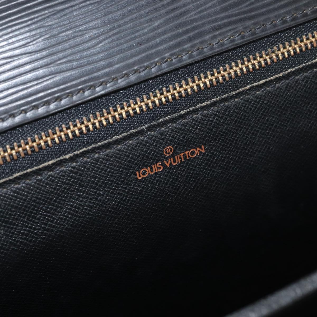 LOUIS VUITTON Epi Serviette Conseiller Business Bag Black M54422 LV Auth BA12699