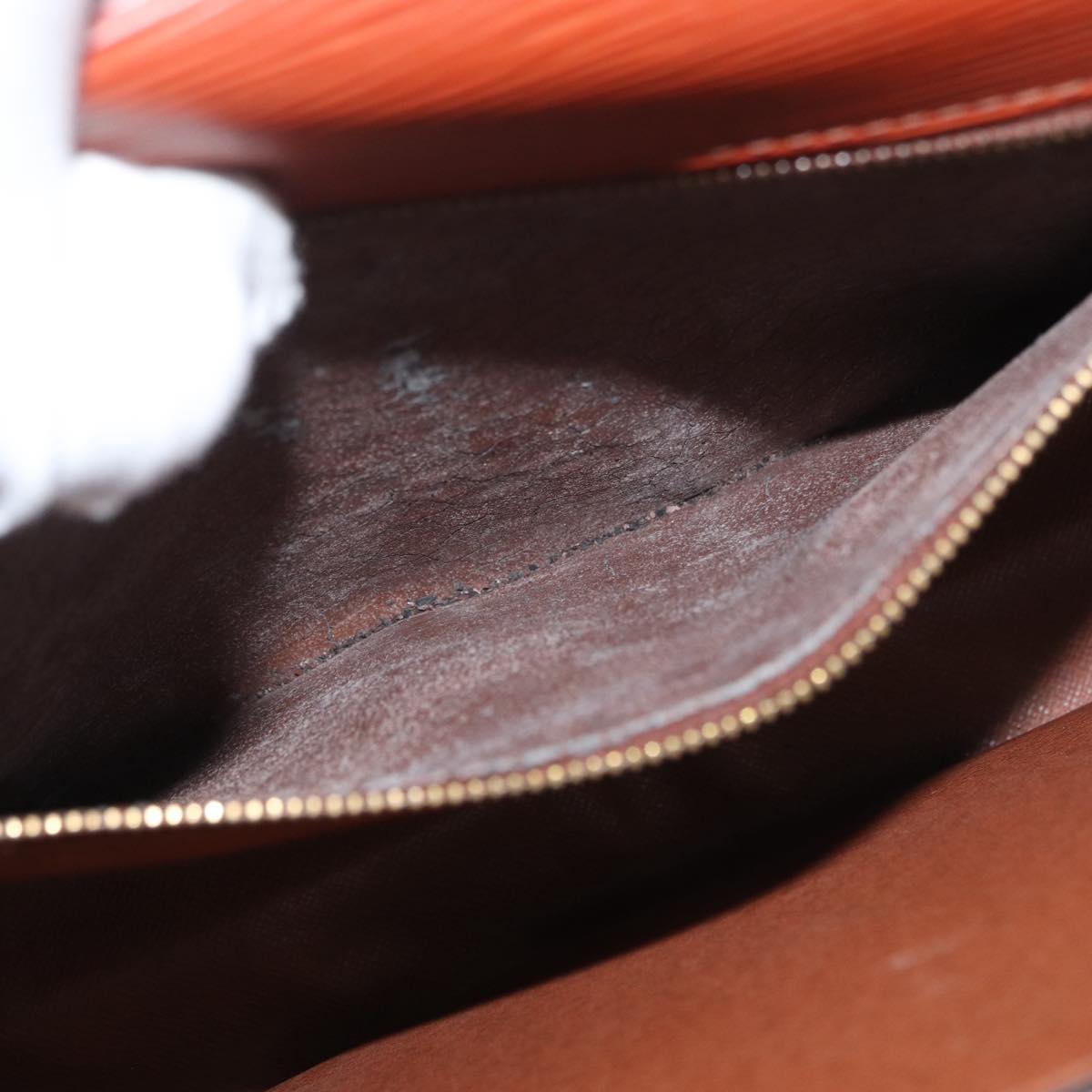 LOUIS VUITTON Epi Monceau 28 Hand Bag Brown M52123 LV Auth BA12701