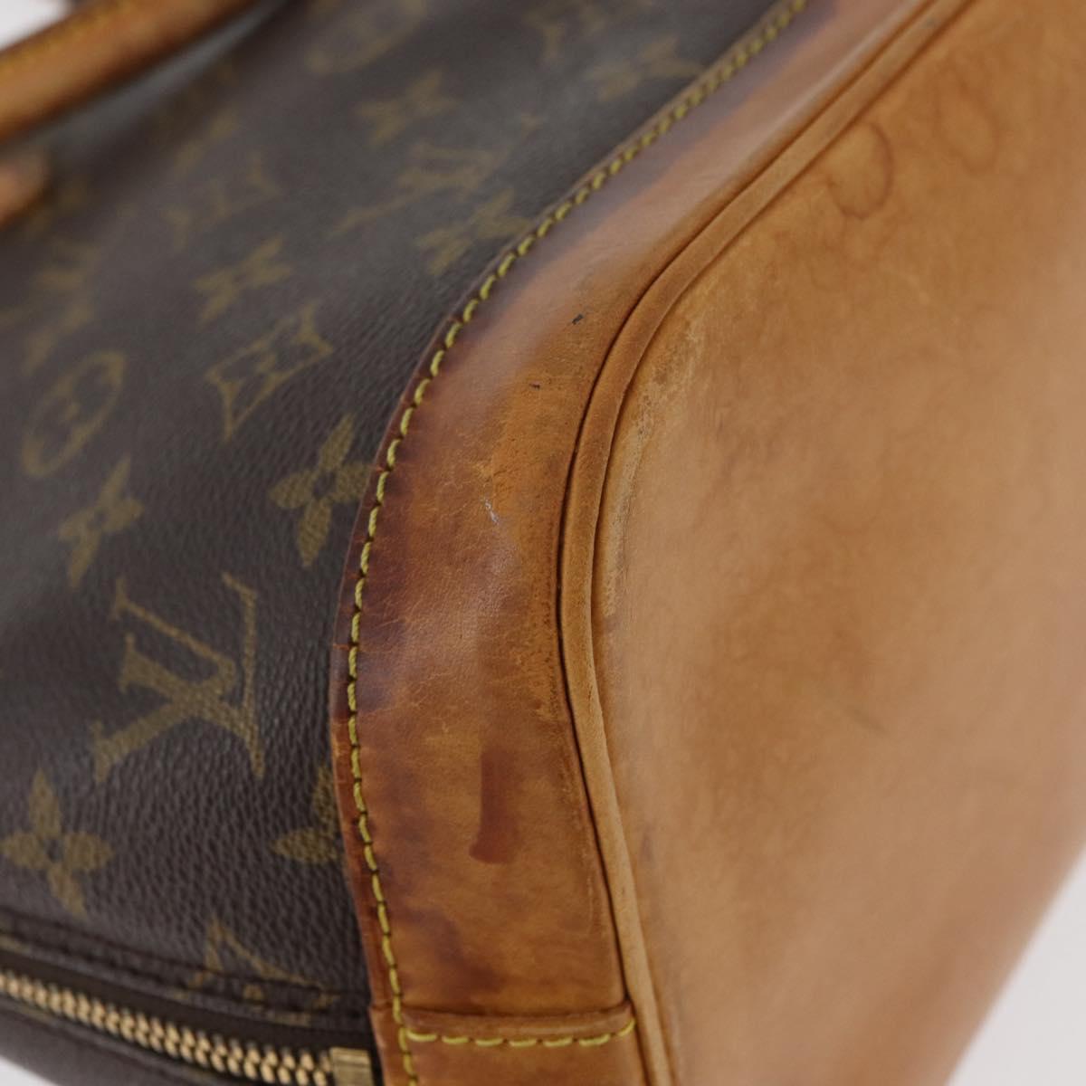 LOUIS VUITTON Monogram Alma Hand Bag M51130 LV Auth BA12727