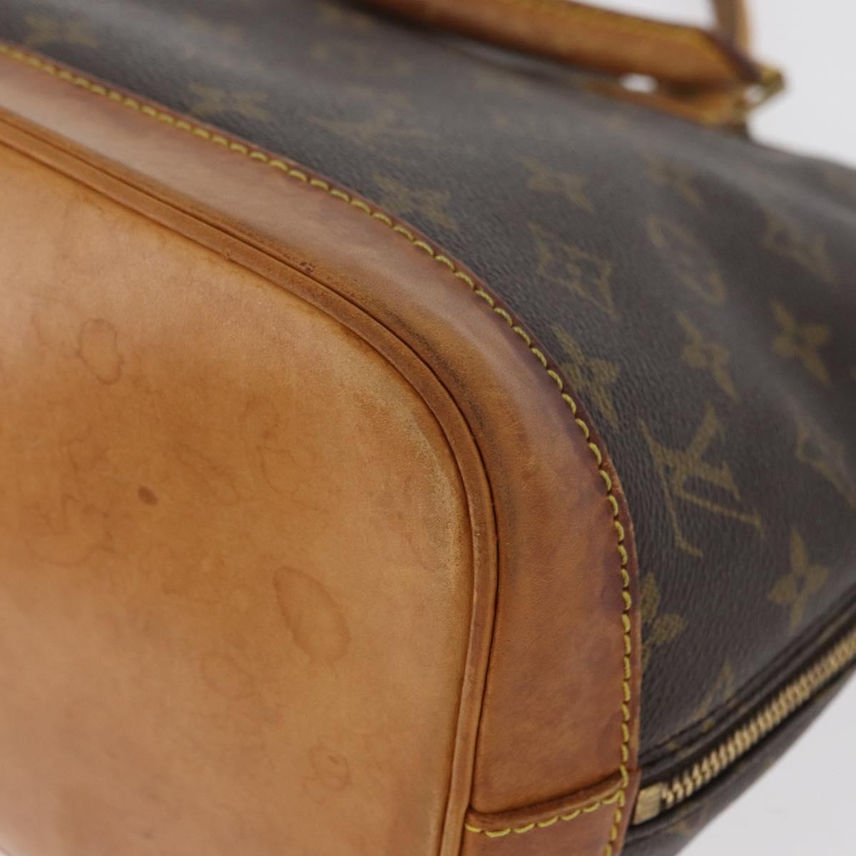LOUIS VUITTON Monogram Alma Hand Bag M51130 LV Auth BA12727
