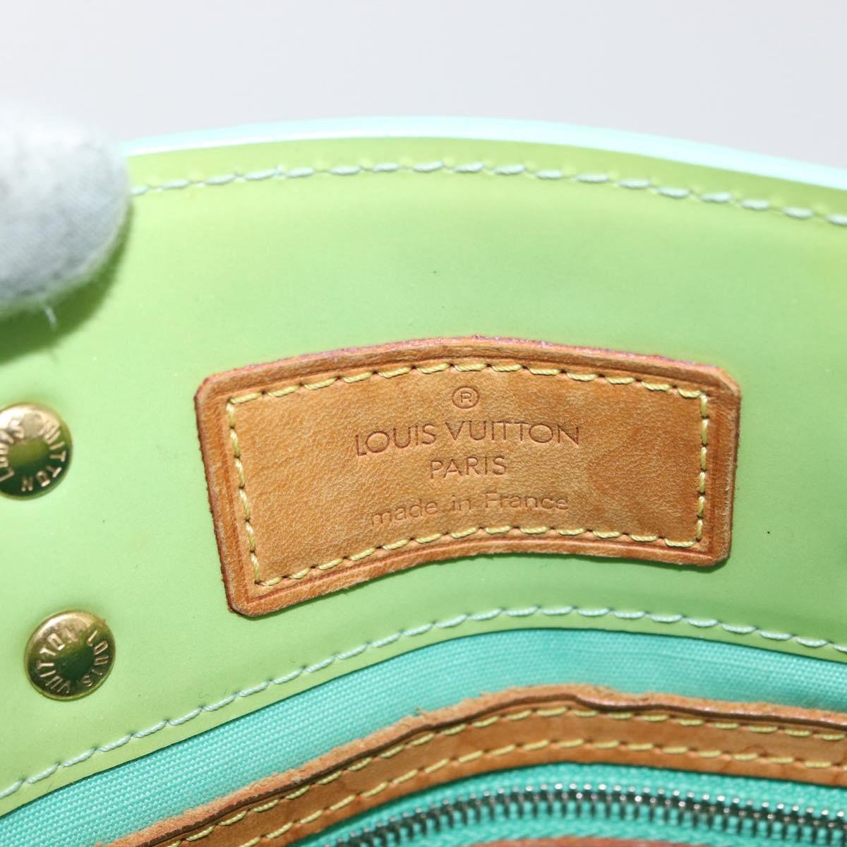 LOUIS VUITTON Monogram Vernis Reade PM Bag Peppermint M91307 LV Auth BA12731