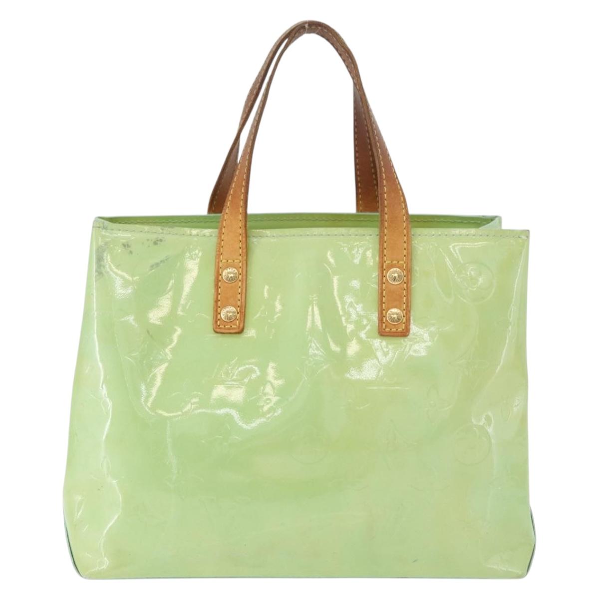 LOUIS VUITTON Monogram Vernis Reade PM Bag Peppermint M91307 LV Auth BA12731