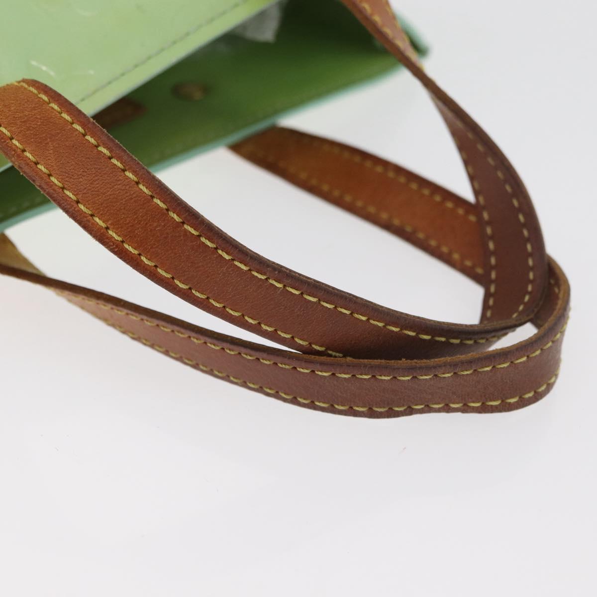 LOUIS VUITTON Monogram Vernis Reade PM Bag Peppermint M91307 LV Auth BA12731