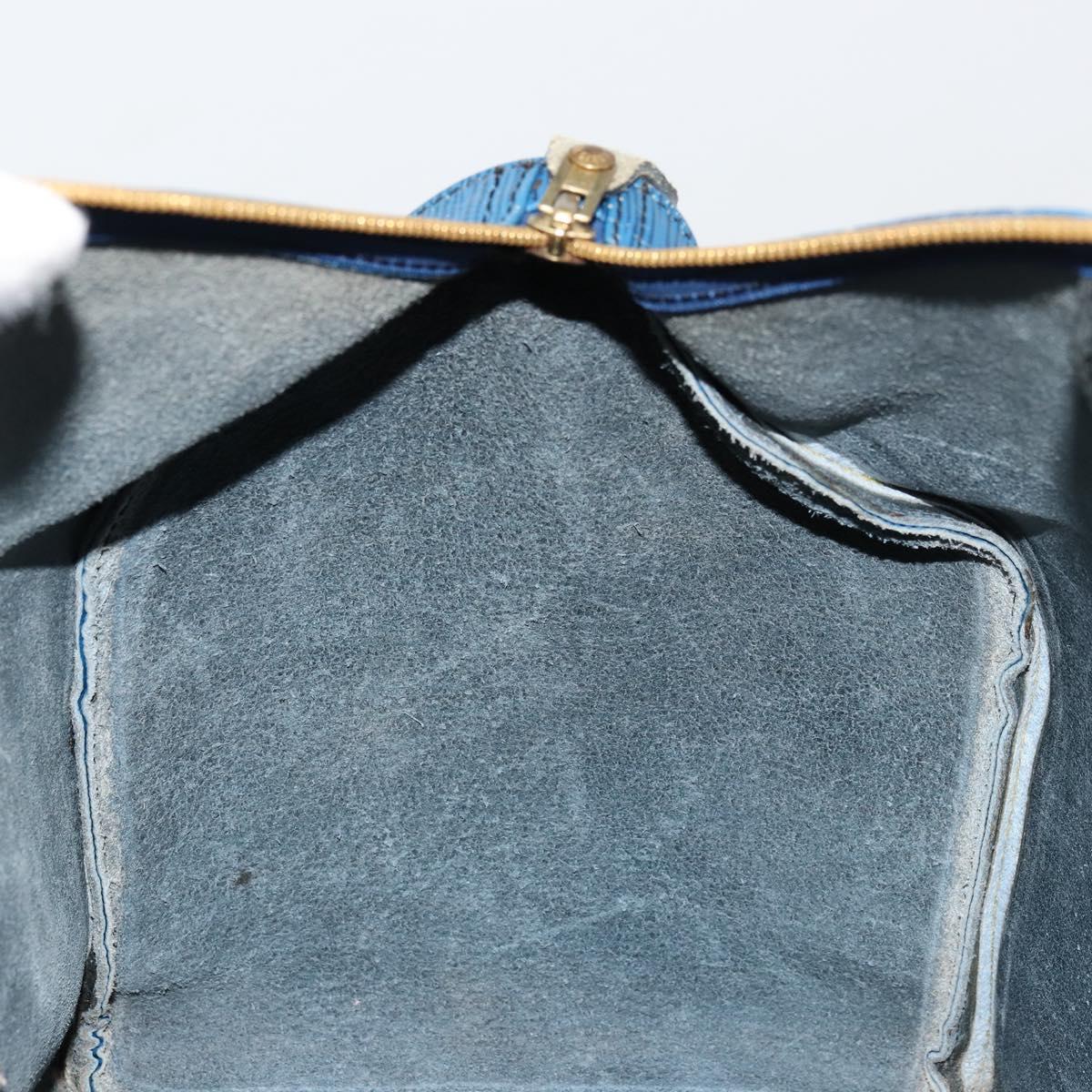 LOUIS VUITTON Epi Speedy 40 Hand Bag Toledo Blue M42985 LV Auth BA12739