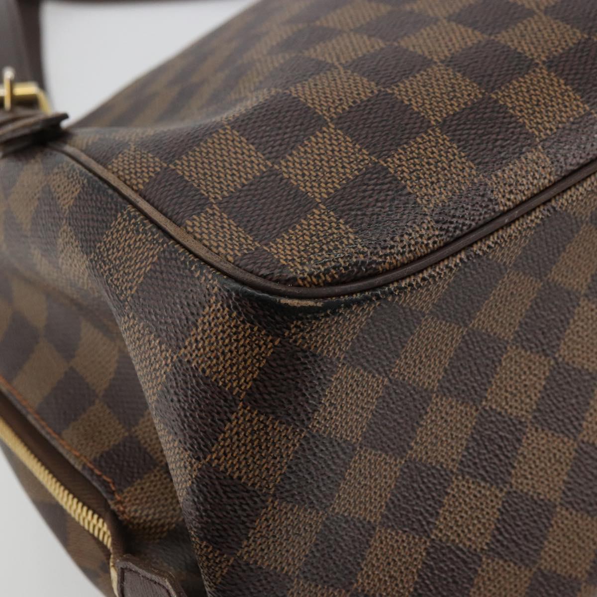 LOUIS VUITTON Damier Ebene Belem MM Hand Bag N51174 LV Auth BA12741