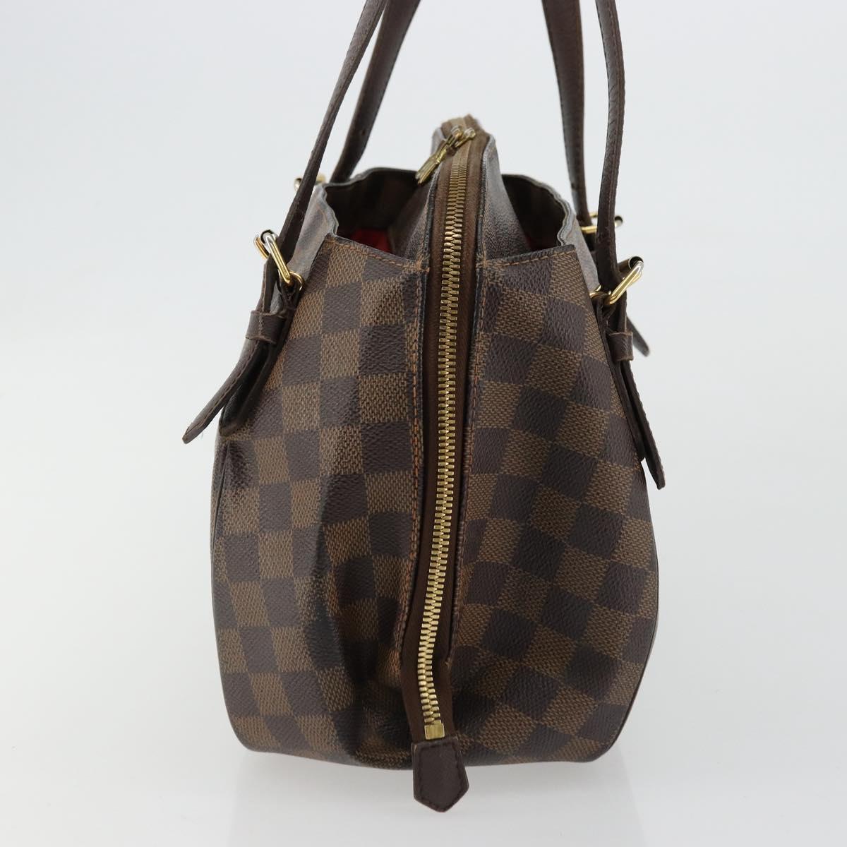LOUIS VUITTON Damier Ebene Belem MM Hand Bag N51174 LV Auth BA12741