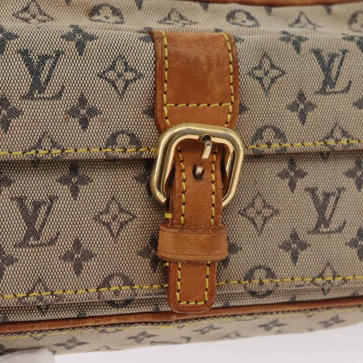 LOUIS VUITTON Monogram Mini Juliet MM Shoulder Bag Blue M92004 LV Auth BA12745