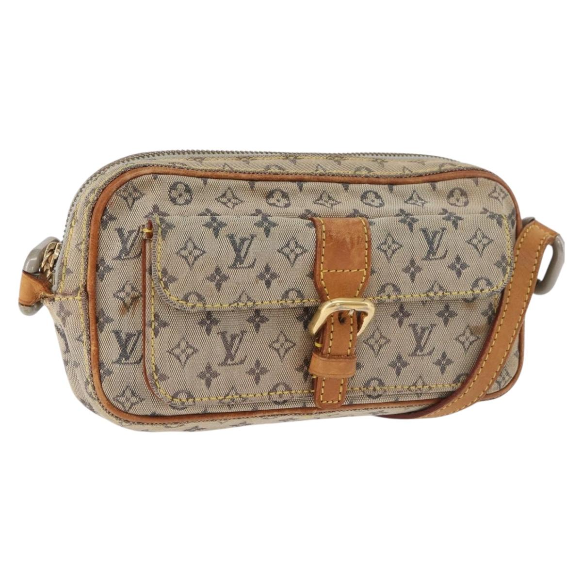 LOUIS VUITTON Monogram Mini Juliet MM Shoulder Bag Blue M92004 LV Auth BA12745
