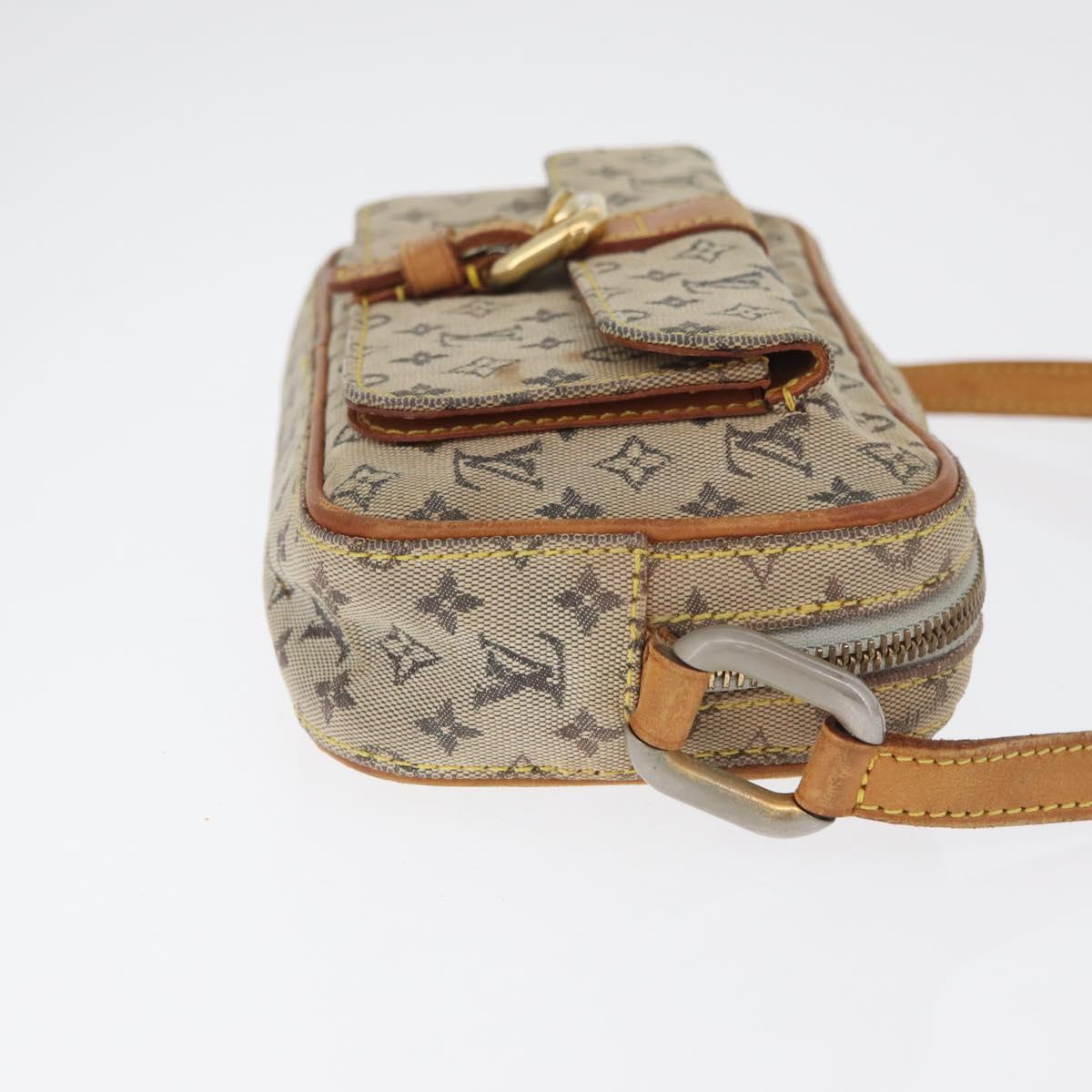 LOUIS VUITTON Monogram Mini Juliet MM Shoulder Bag Blue M92004 LV Auth BA12745