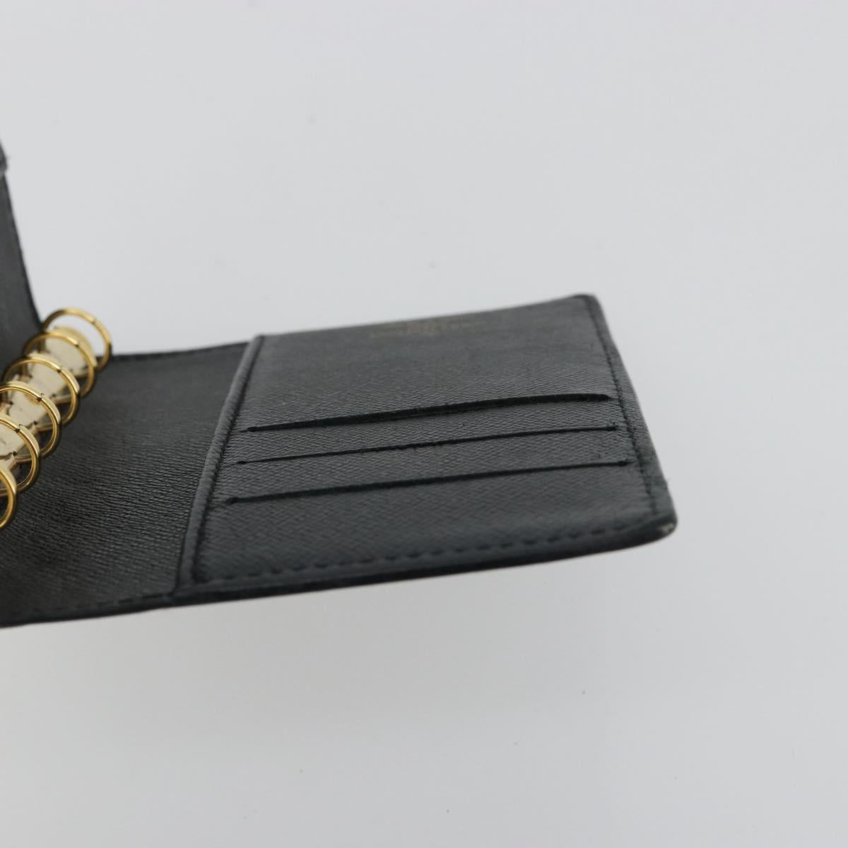 LOUIS VUITTON Epi Agenda PM Day Planner Cover Black R20092 LV Auth BA12755